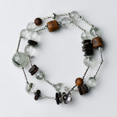Green Phantom Agarwood Double-strand Bracelet