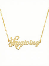 The SkyGiving Signature Script Necklace