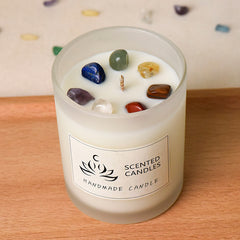 Glass Cup Seven Chakra Aromatherapy Candle