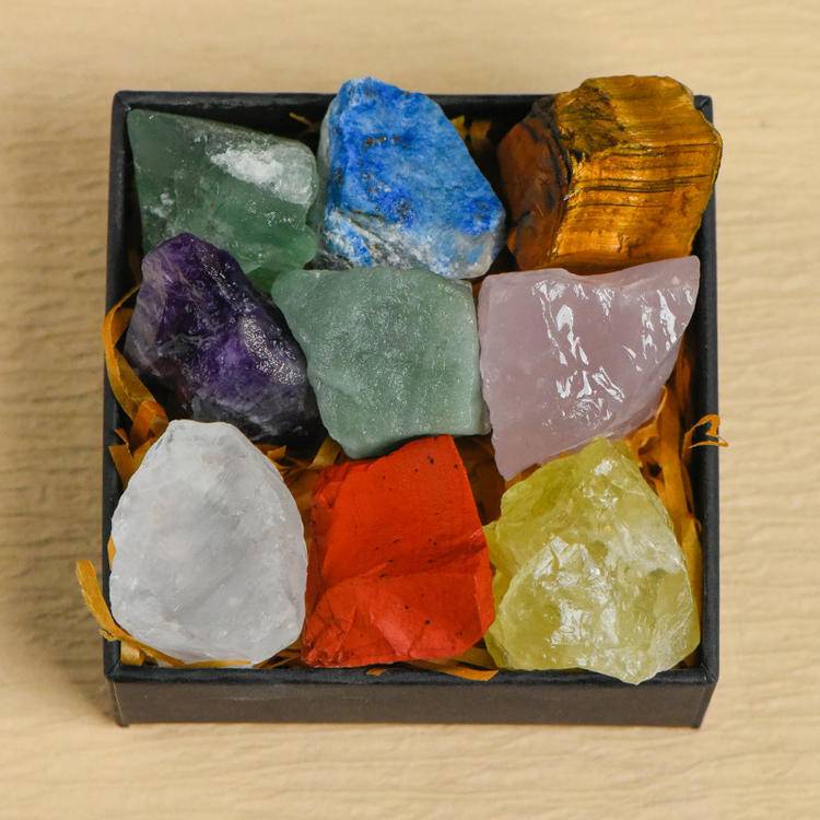 Raw crystal mixed with precious ores