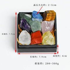 Raw crystal mixed with precious ores
