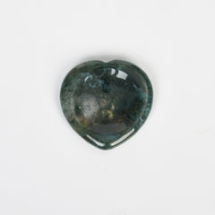 Natural jade heart-shaped thumb decompression stone