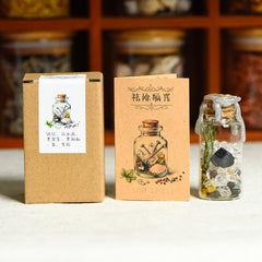 Gravel bottle, wish spell bottle, wish-making bottle, healing bottle