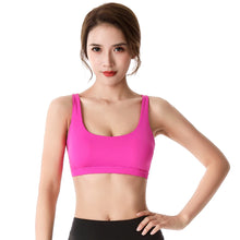 Load image into Gallery viewer, Fitness Sports Bra for Women Push Up Wirefree Padded Crisscross Strappy Running Gym Training Workout Yoga Underwear Crop Tops