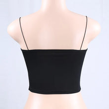 Load image into Gallery viewer, 2024 New Fashion Women Spaghetti Strap Crop Top Sexy Bodycon Sleeveless Cami Tube Top Basic Plain Camisole