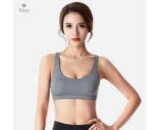 Load image into Gallery viewer, Fitness Sports Bra for Women Push Up Wirefree Padded Crisscross Strappy Running Gym Training Workout Yoga Underwear Crop Tops