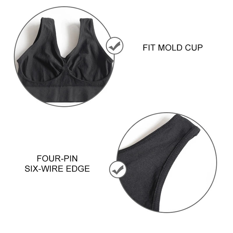 Hot Sports Bra Women Fitness Top Seamless Yoga Bra Black White Running Yoga Gym Crop Top Women Push Up Sport Bra Top