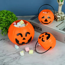 Load image into Gallery viewer, 1/3pc Halloween Candy Bucket Pumpkin Bucket Portable Basket Kids Favor Trick Or Treat Bucket Halloween Party Decoration Supplies