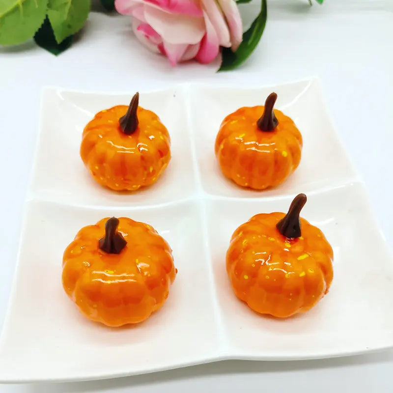 Halloween Artificial Pumpkin Decoration Fake Simulation Vegetable Halloween Decorations for Home Halloween Props DIY Crafts