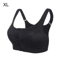 Load image into Gallery viewer, Women Sports Bras With Zip Elasticated Quick-dry Yoga Vest Fitness Push Up Training Jogging Girl Sport Underwears 2021 Hot Sale