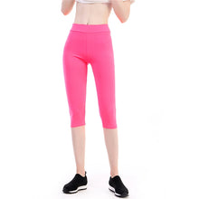 Load image into Gallery viewer, High Waist Push Up Fitness Leggings Crop Wide Waistband Cycling Short Leggings Workout Jogging For Women Training Leggings