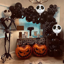 Load image into Gallery viewer, 5pcs Halloween Day Party Dancing Skeletons Garland For Halloween Party Decoration Baby Shower Kids Toys Bat Globos Balloons