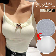 Load image into Gallery viewer, New Knitted Crop Top For Women Solid Color Lace Sling Tops Knitwear Tank Top Female Sexy Slim Camisole Sweet Short Beau Back Top