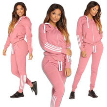 Load image into Gallery viewer, Women&#39;s Tracksuit Casual 2 Piece Sets Women Outfit Daily Fashion Jogging Comfortable Woman Pant Sets 2024 New Versatile Matching