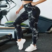 Load image into Gallery viewer, Sexy Women Gym Yoga Leggings High Waist Push Up Leggins Tie-dye Seamless Fitness Workout Leggins Sports Tights Running Pants