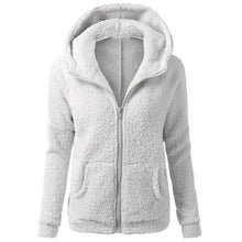 Load image into Gallery viewer, Autumn Winter Warm Jacket Women hoodie Hooded 2024 Casual Female Hoodies Sweatershirt Zipper Coat Solid Soft Fleece Women Coat