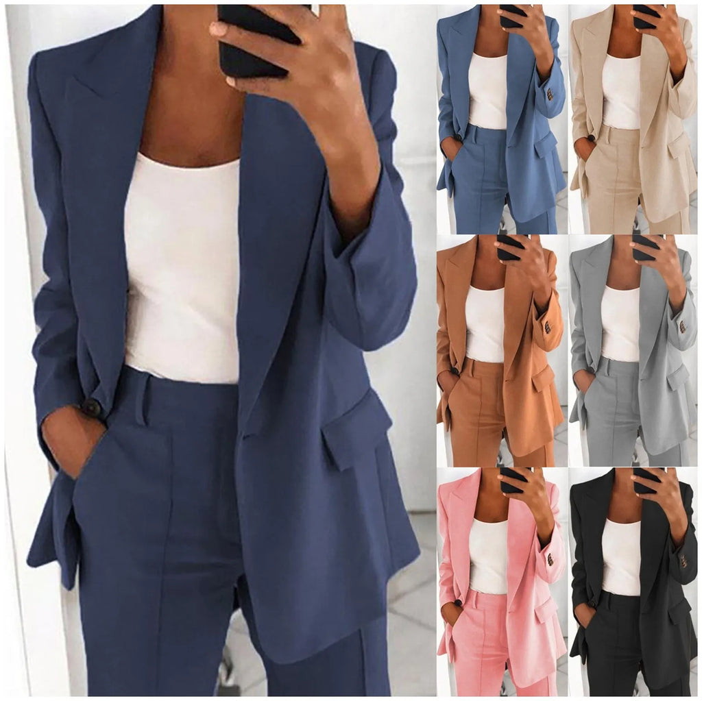 Women's Blazer Elegant Sporty Summer Fitted Jacket Suit Jacket Business Oversize Tracksuit Kpop blouse tops Kawaii