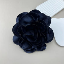 Load image into Gallery viewer, 19CM Brooch Handmade Clothing Accessory Satin Large Flower Lapel Pin French Ornamental Pin