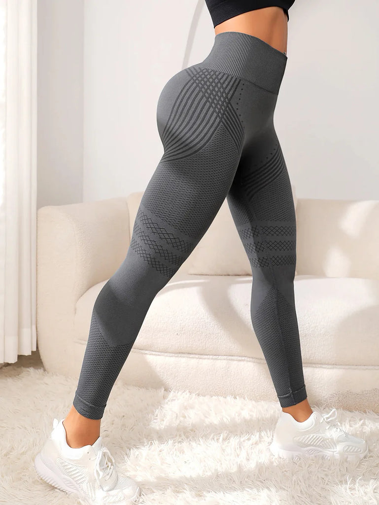 Women Winter Gym Seamless Leggings Yoga Sports Pant Stretchy High Waist Leggings Fitness Leggings Sports Activewear Leegings