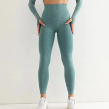 Load image into Gallery viewer, Fitness Women Sport Seamless Leggings High Waist Elastic Solid Yoga Leggings Gym Jogging Quick Dry Push Up Slim Pants Female