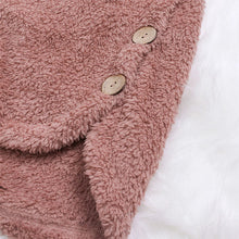 Load image into Gallery viewer, Autumn Winter Coat Women Warm Teddy Bear Coat Wool Jacket Female Plush Coat Hooded Jacket New Women&#39;s Coats Solid Color Jacket