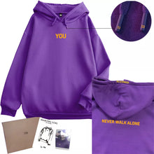 Load image into Gallery viewer, Original Design Jimin Hoodie Printed Seven With You 13 You Never Walk Alone Digital File Jimin Merch For Fans Card Sweatshirt