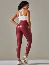 Load image into Gallery viewer, New Women PU Leather Pants Multicolor High Waist Leather Leggings Plus Size Elastic Slim Skinny Sexy Leather Pants Trousers