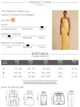 Load image into Gallery viewer, kliou Silk Elegant Maxi Dress Women Stunning Incline Shoulder Backless Sleeveless High Street Robe Concise Girls Evening Vestido