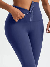 Load image into Gallery viewer, Women Breasted Sports Yoga Pants Tight Buttock Lifting High Waist Solid Leggings Outdoor Running Fitness Leggings