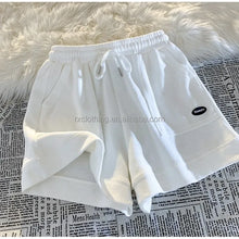 Load image into Gallery viewer, 1PC New Style Leisure Women&#39;s QUICK DRY Breathable Gym Fitness High Waist Elastic Drawstring Sweat Shorts