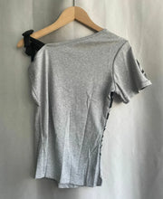 Load image into Gallery viewer, 2024 Summer Sexy One Off Shoulder Y2k Aesthetic T-Shirts Streetwear Vintage Gray Printing Slim Tshirts Harajuku Bottoming Tops