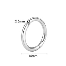 Load image into Gallery viewer, Jiayiqi New Party Stainless Steel Fake Earrings Women Men Painless Non-Piercing Clip Earring Fashion Punk Jewelry Hoop Earrings