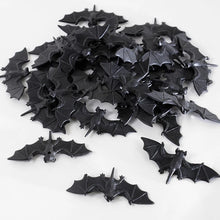 Load image into Gallery viewer, Halloween Decoration Black Fake Bat Scary Simulation Plastic Spider Insect For Halloween Party Spider Web Decor Props Trick Toys