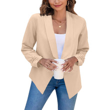 Load image into Gallery viewer, Summer Black Blazers Women 2024 Female Office Lady Nine Quarter Blazer Open Stitch Womens Slim Coats Femme Ladies Notched Tops