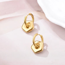 Load image into Gallery viewer, Classic Stainless Steel Heart Star Hoop Earrings For Women Punk Hip Hop Gold Silver Color Y2K Jewelry Female Earrings oorbellen