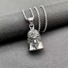 Load image into Gallery viewer, Archangel Motorcycle Bell Pendant Men&#39;s Riding Exorcism Necklace Bicycle Biker Rock Party Jewelry Gift