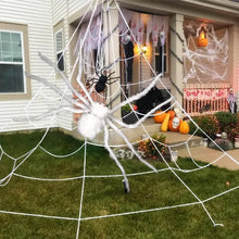 Load image into Gallery viewer, Halloween Decoration Spider Party Accessories Decorations Outdoor for Home Festival Scream Props Haunted House Spider Web Events