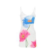 Load image into Gallery viewer, Sexy Mini Dress Women Summer New Fashion Streetwear Print Sleeveless Strap Backless White Dress Casual Slim Elegant Female Dress