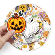 Load image into Gallery viewer, 10/30/50PCS Cartoon Halloween Stickers Ghost Bat Pumpkin Graffiti Decals DIY Laptop Fridge Gift Phone Festive Sticker Kids Toys