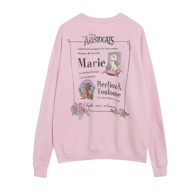 Disneyland Walt Disney World Castle Letter Halloween Party Villains The Nightmare Before Christmas Sweatshirt Women Jumper Tops