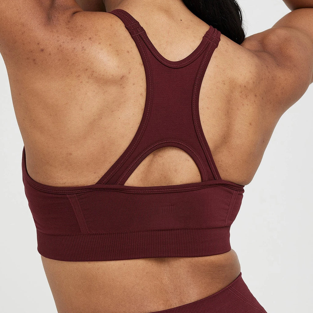 Seamless Sports Bra Effortless Micro Bralettes Women Running Adjustable Strap Fitness Workout Gym Top Sexy Cross Back Yoga Bra