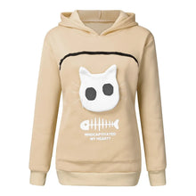 Load image into Gallery viewer, Sweatshirt Cat Lovers Hoodie Kangaroo Dog Pet Paw Pullovers Cuddle Pouch Sweatshirt Pocket Animal Ear Hooded Dropshipping