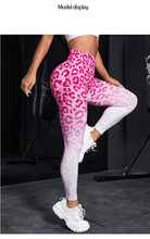 Load image into Gallery viewer, Sexy Leopard Print Leggings Women Seamless Slim Tights High Waist Elastic Leggings Gym Workout Fashion Fitness Cropped Pants