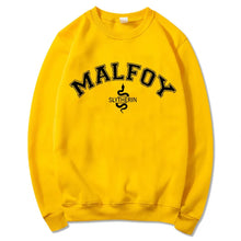 Load image into Gallery viewer, Malfoy Sweatshirt House Sweatshirts Dark Academia Crewneck College Sweatshirt Unisex Long Sleeve Pullover Autumn Winter Hoodies