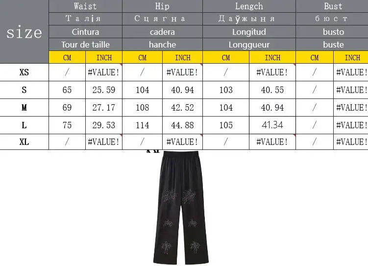 TRAF Women Outfit Fashion Embroidery Long Pants Sets For Women Single Breasted Long Sleeve Shirt Sets Women's Suit