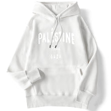 Load image into Gallery viewer, Winter Woman Hoodies Palestine Gaza Letter Printed Pullovers Breathable Loose Warm Pocket Sweatshirts Casual Ladies Streetwears