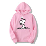 American Cartoon Comics Snoopy Hoodie Women Man Pullover Tops Spring Autumn Men  2024 New Casual Couple Sweatshirt Clothing