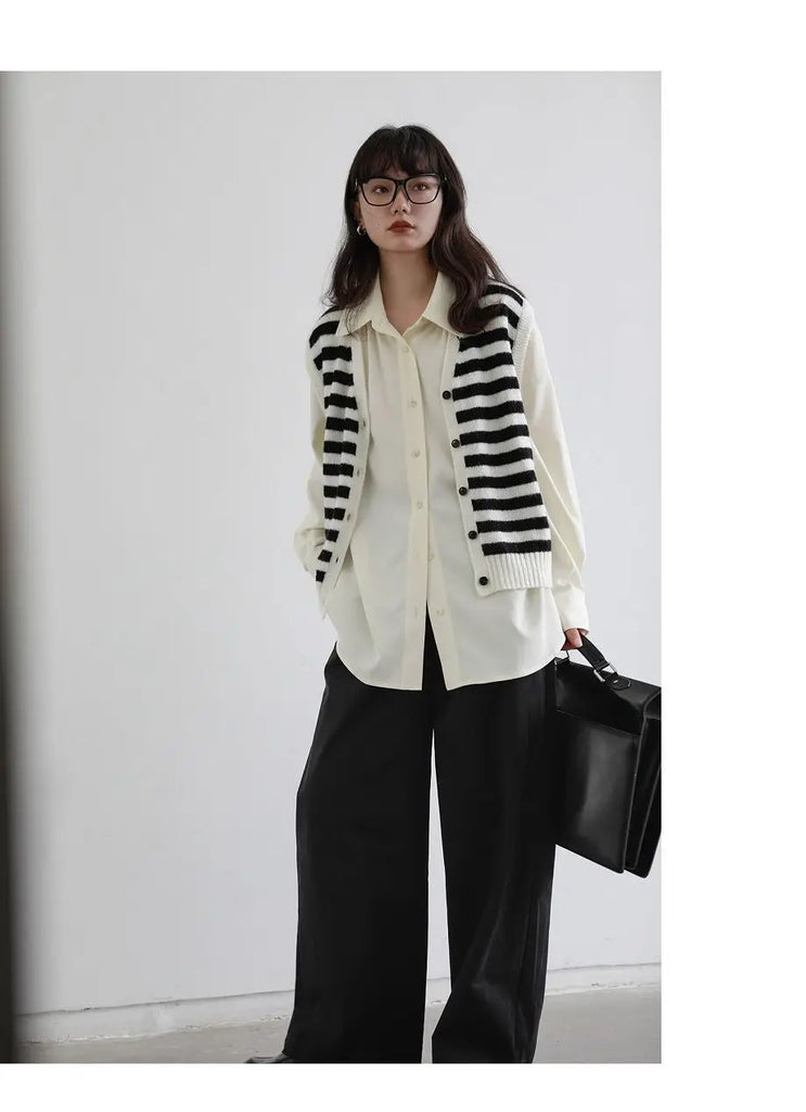 2022 Summer Korean Style Long Sleeve Solid Shirt Women Office Lady top with ties Button Up Oversize Blouse Female Work Clothing