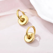 Load image into Gallery viewer, Classic Stainless Steel Heart Star Hoop Earrings For Women Punk Hip Hop Gold Silver Color Y2K Jewelry Female Earrings oorbellen