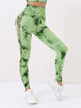 Load image into Gallery viewer, 2024 Butt Lifting Sexy Gym Leggings Women High Waist Seamless Tie Dye  Leggings Women Skinny Stretch Outdoors Hollow Out Pants